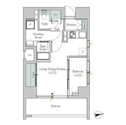 ONE ROOF FLAT TOGOSHIの間取り画像