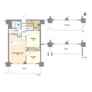 リバーレ鷺沼の間取り画像