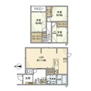 衣笠赤阪町戸建の間取り画像