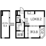 ハーモニーテラス柳堀の間取り画像
