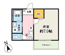 （仮称）キャメル所沢狭山ヶ丘3Cの間取り画像