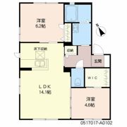 コンフォート森 A棟の間取り画像