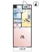 スタジオEGの間取り画像