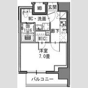 S-RESIDENCE新御徒町Eastの間取り画像