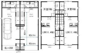 ユタカ ガレージハウスⅡの間取り画像
