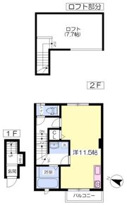 Castle Combe Tsukiyamaの間取り画像