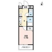 アサヒレジデンスの間取り画像