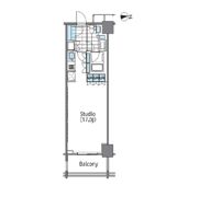 コンフォリア新宿イーストサイドタワーの間取り画像