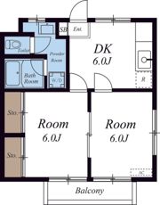 サンテラス千代ヶ丘の間取り画像