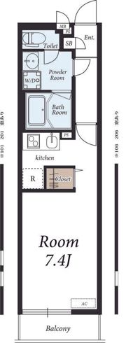 リブリ・ASAYAの間取り画像
