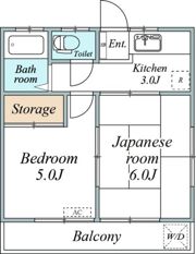 クローバーハウスの間取り画像