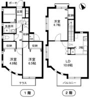 グラシア・フィス北寺尾 A棟の間取り画像