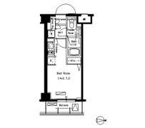 パークアクシス蒲田壱番館の間取り画像