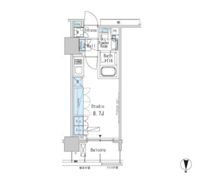 パークアクシス蒲田ステーションゲートの間取り画像