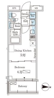 パークアクシス本所・親水公園の間取り画像