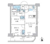 パークアクシス上野三丁目の間取り画像