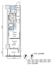 ロイヤルパークス赤羽ノースの間取り画像