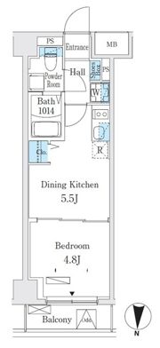 クラリティア板橋本町の間取り画像