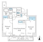 クラリティア板橋本町の間取り画像