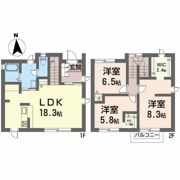 広面字樋ノ上 樋口貸家の間取り画像