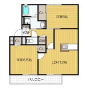 清滝苑 Ⅱの間取り画像