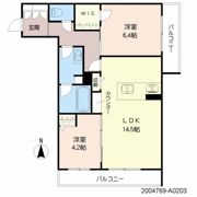 シャーメゾンAristioの間取り画像