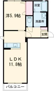プラリュー 1の間取り画像