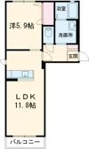 プラリュー 1の間取り画像