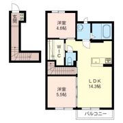 グリュック Bの間取り画像