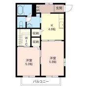 リバーサイド 青木の間取り画像