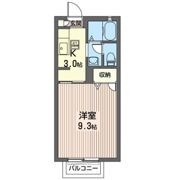 パインハイツ城山Bの間取り画像
