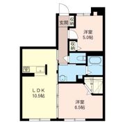 矢掛館南棟の間取り画像