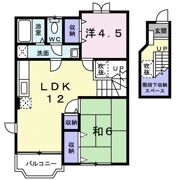 ソレアードヒルズBの間取り画像