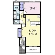 ルピナス A棟の間取り画像