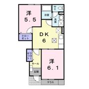 Bamboo仲道の間取り画像