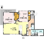ブランノワール高槻の間取り画像