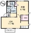 ピースフル樫の前の間取り画像