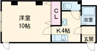 R’s FlatⅡ（アールズフラットツー）の間取り画像