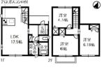 ハピネス55 Bの間取り画像