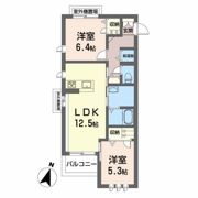 ベレオ一ツ橋の間取り画像