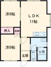 セザールⅠの間取り画像
