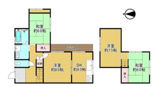 ハウス穴虫の間取り画像