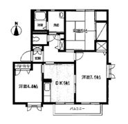 コーポ豊明A（コーポホウメイ）の間取り画像