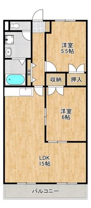 エレガンス生田の間取り画像