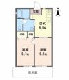 メゾン北野Ⅲ B棟の間取り画像