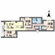 Avance東草深WESTの間取り画像