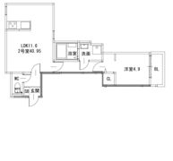 ノヴァイフ大野城駅前の間取り画像