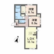 シャーメゾン桜Ⅲの間取り画像