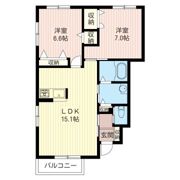 ヴァンベールⅡの間取り画像