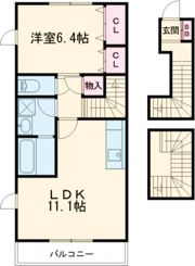 クリザンテームⅡの間取り画像
